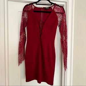 Red Burgundy dress